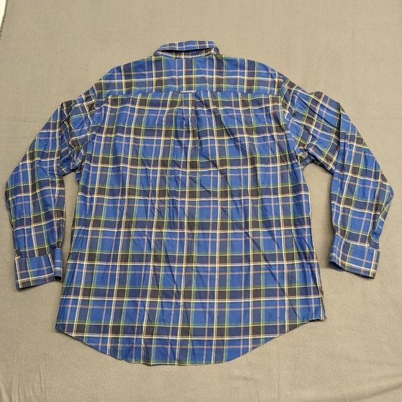 Cabela's Mens Blue Plaid Button Down Shirt Size XL - Picture 8 of 10
